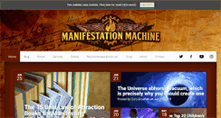 Desktop Screenshot of manifestationmachine.com